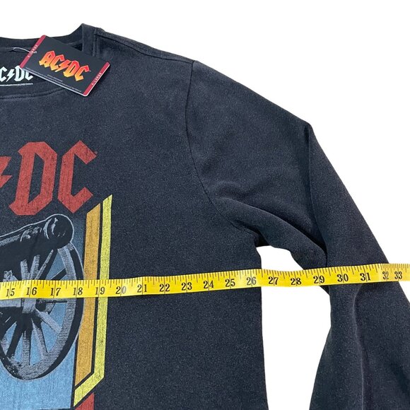 AC/DC "We Salute You" Sweatshirt Men's Size XL NEW Black Classic Rock - Picture 3 of 5